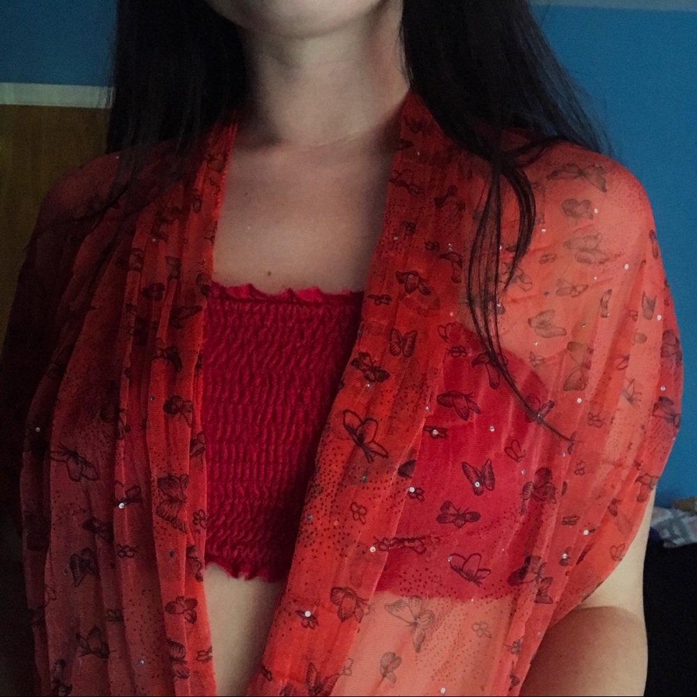 Bejeweled Butterfly Festival Scarf